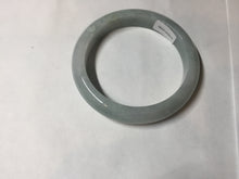 Load image into Gallery viewer, 54mm certified Type A 100% Natural light green white Jadeite Jade bangle BM67-0316