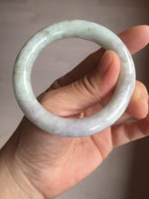 Load image into Gallery viewer, 51mm Certified 100% natural Type A light green purple brown chubby round cut jadeite jade bangle BQ15-5802