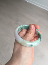 Load image into Gallery viewer, 51.5mm certified 100% natural Type A sunny green/purple/yellow(FU LU SHOU) jadeite jade bangle BK45-5080