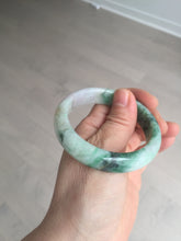 Load image into Gallery viewer, 51.5mm certified 100% natural Type A sunny green/purple/yellow(FU LU SHOU) jadeite jade bangle BK45-5080