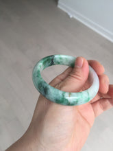 Load image into Gallery viewer, 51.5mm certified 100% natural Type A sunny green/purple/yellow(FU LU SHOU) jadeite jade bangle BK45-5080