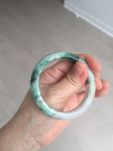 Load image into Gallery viewer, 51.5mm certified 100% natural Type A sunny green/purple/yellow(FU LU SHOU) jadeite jade bangle BK45-5080