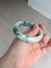 Load image into Gallery viewer, 51.5mm certified 100% natural Type A sunny green/purple/yellow(FU LU SHOU) jadeite jade bangle BK45-5080