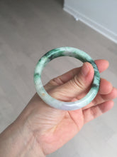Load image into Gallery viewer, 51.5mm certified 100% natural Type A sunny green/purple/yellow(FU LU SHOU) jadeite jade bangle BK45-5080
