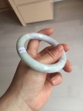 Load image into Gallery viewer, 56.6mm Certified 100% natural Type A light green purple brown chubby round cut jadeite jade bangle BQ14-5819
