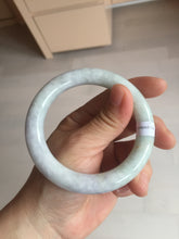 Load image into Gallery viewer, 56.6mm Certified 100% natural Type A light green purple brown chubby round cut jadeite jade bangle BQ14-5819