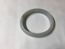 Load image into Gallery viewer, 49mm Certified Type A 100% Natural light green red oval Jadeite Jade bangle BM68