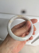 Load image into Gallery viewer, 55.6 mm Certified type A 100% Natural green/yellow/light purple with red floating flowers Jadeite bangle AZ85-1630