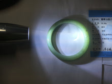Load image into Gallery viewer, 57.6mm Certified Type A 100% Natural Oily Dark Green Gray Black(油青) Jadeite Jade Bangle PE104-7161