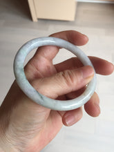 Load image into Gallery viewer, 57.5mm certified 100% natural type A light green/purple/yellow(FU LU SHOU) round cut jadeite jade bangle BN57-3122