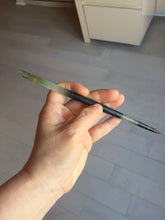 Load image into Gallery viewer, 18cm 100% Natural yellow gray black Xiu Jade (Serpentine) Hairpin AW52 Add on item