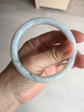 Load image into Gallery viewer, 57.5mm certified 100% natural type A light green/purple/yellow(FU LU SHOU) round cut jadeite jade bangle BN57-3122