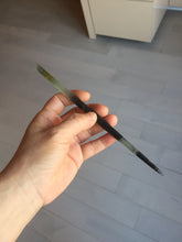 Load image into Gallery viewer, 18cm 100% Natural yellow gray black Xiu Jade (Serpentine) Hairpin AW52 Add on item