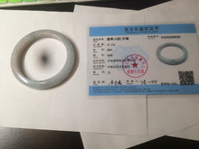 Load image into Gallery viewer, 56.7mm Certified type A 100% Natural green/blue/purple Jadeite Jade bangle L141-9629