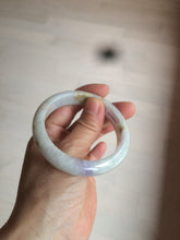 Load image into Gallery viewer, 53.6mm 100% natural Type A light green/purple/yellow/white (FU LU SHOU, 福禄寿) jadeite jade bangle AZ83-1647