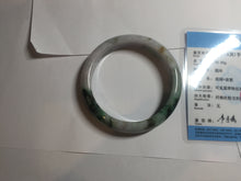 Load image into Gallery viewer, 59.5mm certified Type A 100% Natural light purple light brown dark green sunny green Jadeite Jade bangle AA48-3312