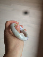 Load image into Gallery viewer, 53.6mm 100% natural Type A light green/purple/yellow/white (FU LU SHOU, 福禄寿) jadeite jade bangle AZ83-1647