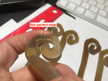 Load image into Gallery viewer, 100% Natural Buffalo Horn carved flowers/bamboo/Auspicious Clouds/love bird stick hairpin CB81 (Add-on item! not for sale individually)