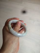 Load image into Gallery viewer, 53.6mm 100% natural Type A light green/purple/yellow/white (FU LU SHOU, 福禄寿) jadeite jade bangle AZ83-1647