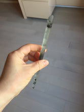 Load image into Gallery viewer, 20.5cm 100% Natural black and white ink painting(水墨画) Xiu Jade (Serpentine) Hairpin AW56