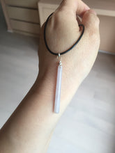 Load image into Gallery viewer, 100% natural type A jadeite jade icy watery green white purple yellow Tide Control Pillar(定海神针) pendant group BN77