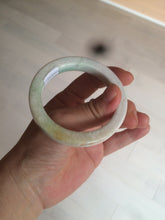 Load image into Gallery viewer, 51.8mm certificated Type A 100% Natural light green/white/beige/yellow Jadeite Jade bangle AX107-4211