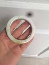 Load image into Gallery viewer, 51.8mm certificated Type A 100% Natural light green/white/beige/yellow Jadeite Jade bangle AX107-4211