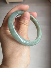 Load image into Gallery viewer, 55.7mm Certified Type A 100% Natural light green white red Jadeite Jade bangle BQ10-3798