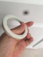 Load image into Gallery viewer, 51.8mm certificated Type A 100% Natural light green/white/beige/yellow Jadeite Jade bangle AX107-4211