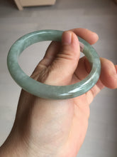 Load image into Gallery viewer, 55.7mm Certified Type A 100% Natural light green white red Jadeite Jade bangle BQ10-3798