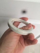 Load image into Gallery viewer, 51.8mm certificated Type A 100% Natural light green/white/beige/yellow Jadeite Jade bangle AX107-4211