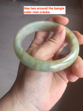 Load image into Gallery viewer, 58mm Certified Type A 100% Natural green/yellow Jadeite Jade bangle PA8-6091 $29.99 Group