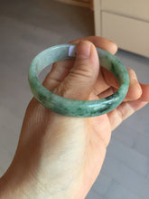 Load image into Gallery viewer, 52.5mm Certified 100% natural Type A light green/sunny green Whispers of the Spring Breeze jadeite jade bangle PA230-2380