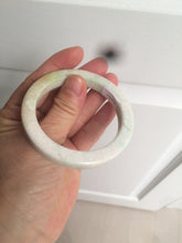 Load image into Gallery viewer, 51.8mm certificated Type A 100% Natural light green/white/beige/yellow Jadeite Jade bangle AX107-4211