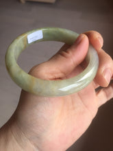 Load image into Gallery viewer, 58mm Certified Type A 100% Natural green/yellow Jadeite Jade bangle PA8-6091 $29.99 Group