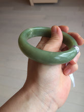 Load image into Gallery viewer, 60.8mm certified 100% Natural green/yellow nephrite Jade bangle HT48-8448
