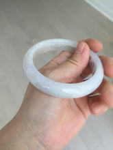 Load image into Gallery viewer, 56mm certified 100% natural type A icy watery white red purple jadeite jade bangle AH98-0544