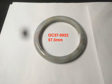 Load image into Gallery viewer, 57-58 mm certified Type A 100% Natural green/purple/gray/brown/black Jadeite Jade bangle GC37