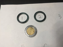 Load image into Gallery viewer, 100% natural type A icy watery light green/blue/gray Guatemala jadeite jade band ring R118