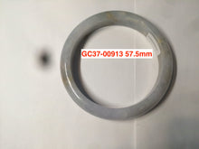 Load image into Gallery viewer, 57-58 mm certified Type A 100% Natural green/purple/gray/brown/black Jadeite Jade bangle GC37