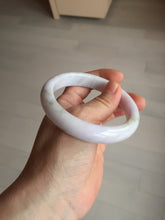 Load image into Gallery viewer, 58.5mm Certified Type A 100% Natural green/purple/white Jadeite Jade bangle BM88-4502