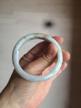 Load image into Gallery viewer, 52.3mm Certified type A 100% Natural green/white/very light purple/yellow Jadeite Jade bangle AZ77-1629