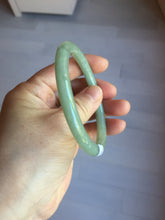 Load image into Gallery viewer, 58.8mm Certified Type A 100% Natural Oily Dark Green Gray Black(油青) round cut Jadeite Jade Bangle PE110-7137
