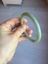 Load image into Gallery viewer, 58.8mm Certified Type A 100% Natural Oily Dark Green Gray Black(油青) round cut Jadeite Jade Bangle PE110-7137