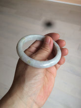 Load image into Gallery viewer, 52.3mm Certified type A 100% Natural green/white/very light purple/yellow Jadeite Jade bangle AZ77-1629