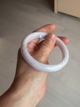 Load image into Gallery viewer, 58.8mm Certified Type A 100% Natural Oily Dark Green Gray Black(油青) round cut Jadeite Jade Bangle PE110-7137