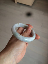 Load image into Gallery viewer, 57mm Certified Type A 100% Natural light yellow/purple/green(FU LU SHOU) Jadeite Jade bangle BK20-0756