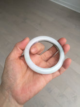Load image into Gallery viewer, 56mm Certified Type A 100% Natural dark green/white//black Jadeite Jade bangle BK39-8357