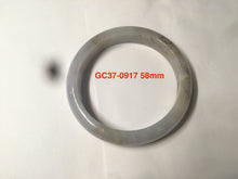 Load image into Gallery viewer, 57-58 mm certified Type A 100% Natural green/purple/gray/brown/black Jadeite Jade bangle GC37