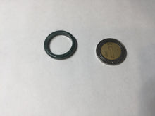 Load image into Gallery viewer, 100% natural type A icy watery light green/blue/gray Guatemala jadeite jade band ring R118